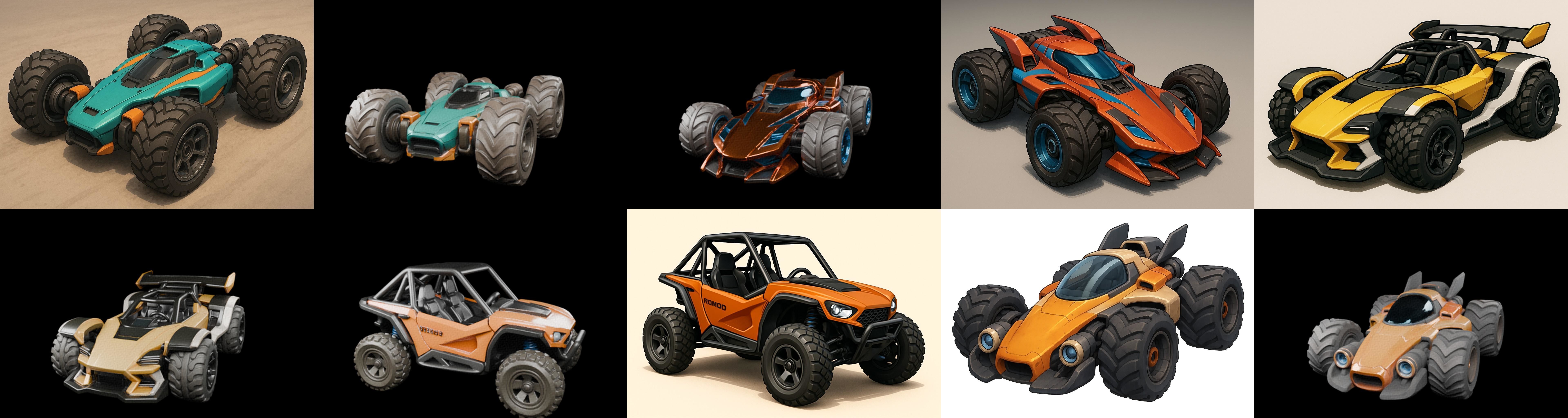 Gt one Car bundle 2 pack 100 glb 3D model_4