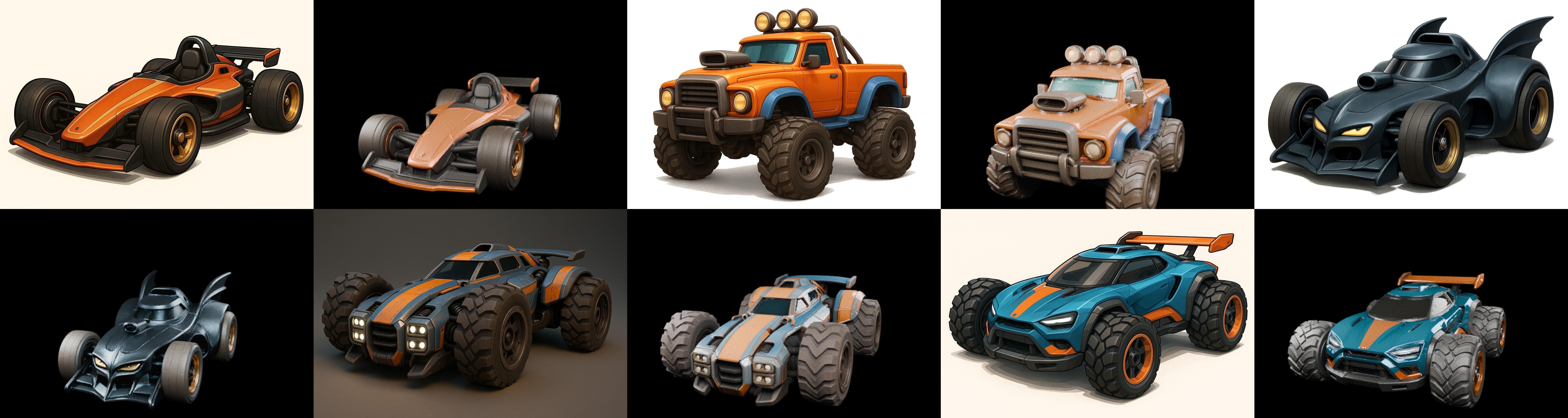 Gt one Car bundle 2 pack 100 glb 3D model_15