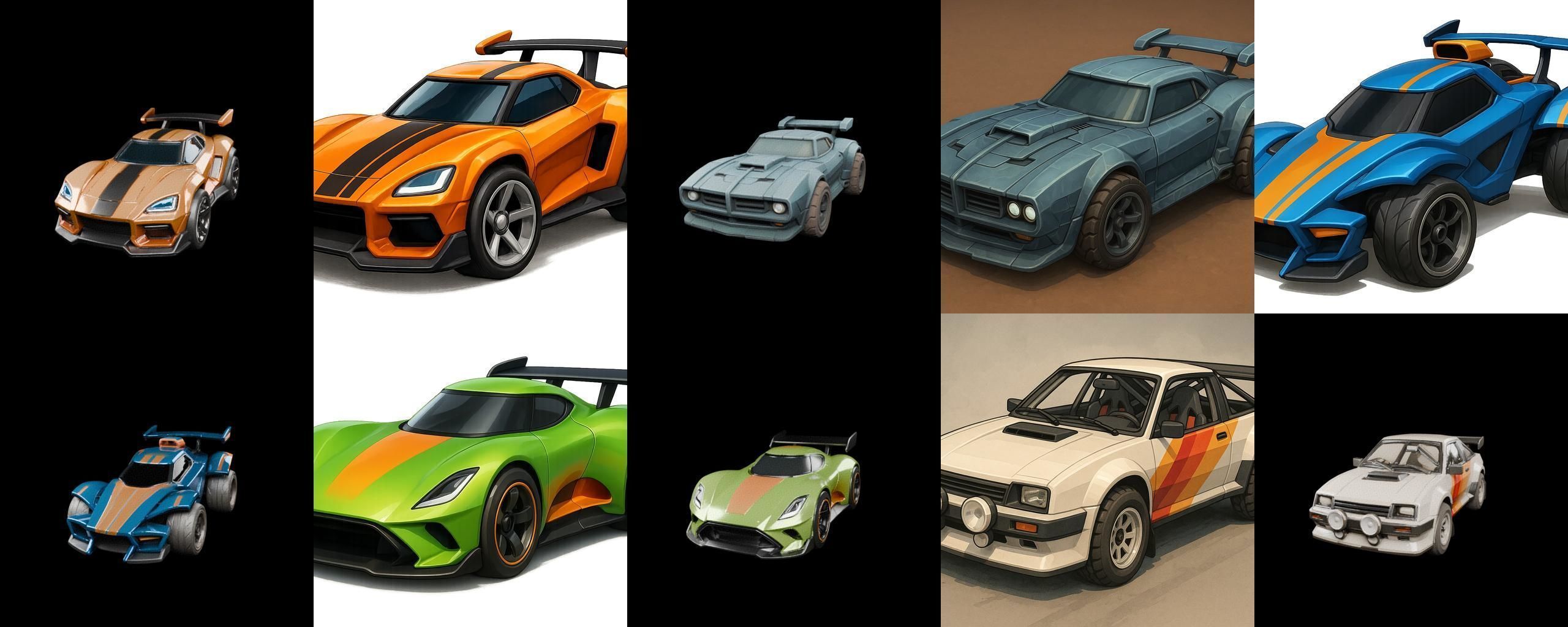 Gt one Car bundle 2 pack 100 glb 3D model_2