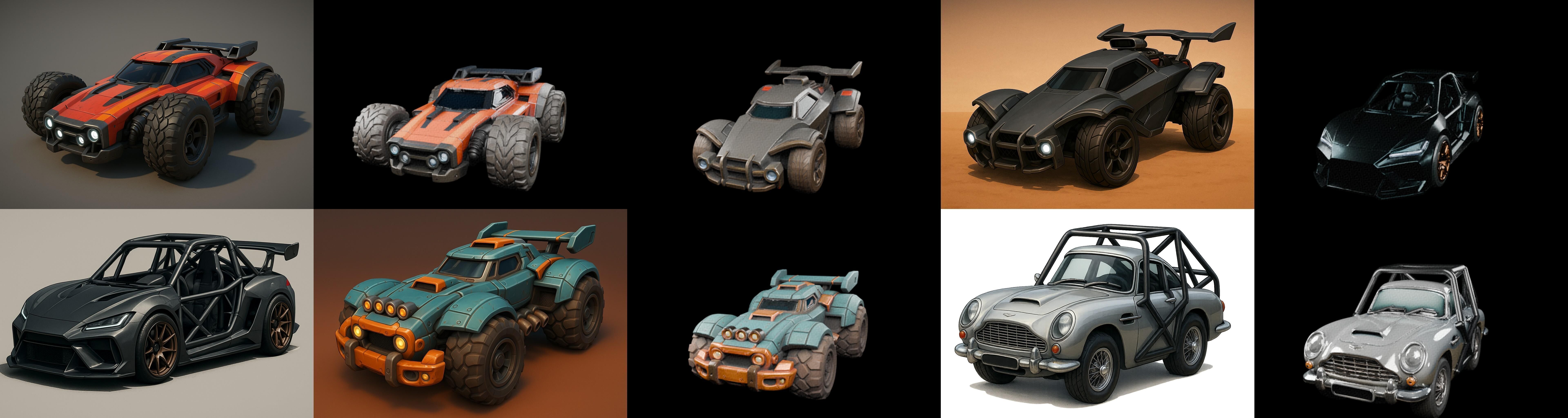 Gt one Car bundle 2 pack 100 glb 3D model_14