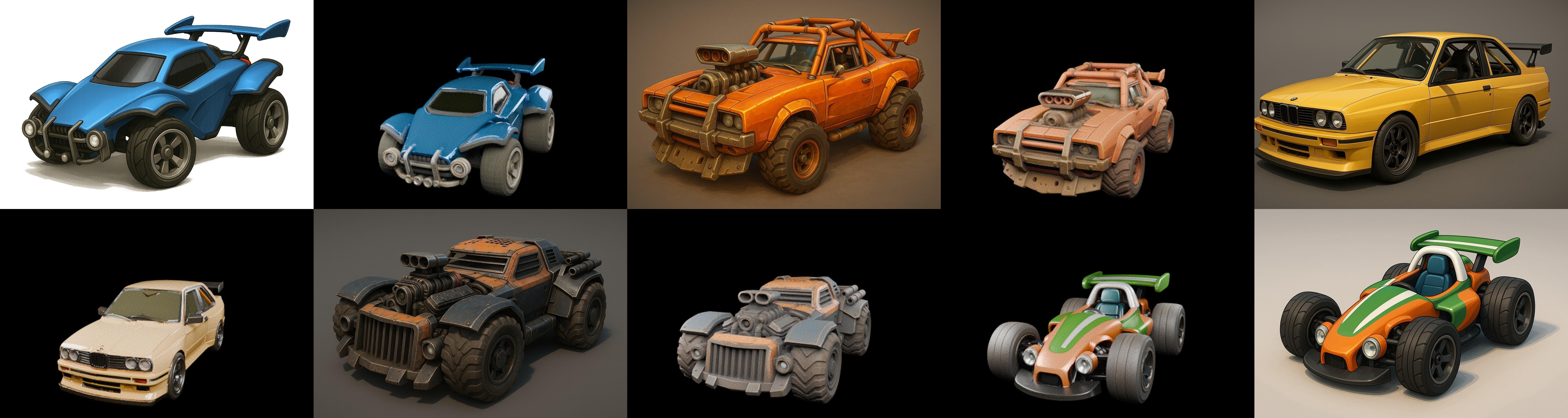 Gt one Car bundle 2 pack 100 glb 3D model_18