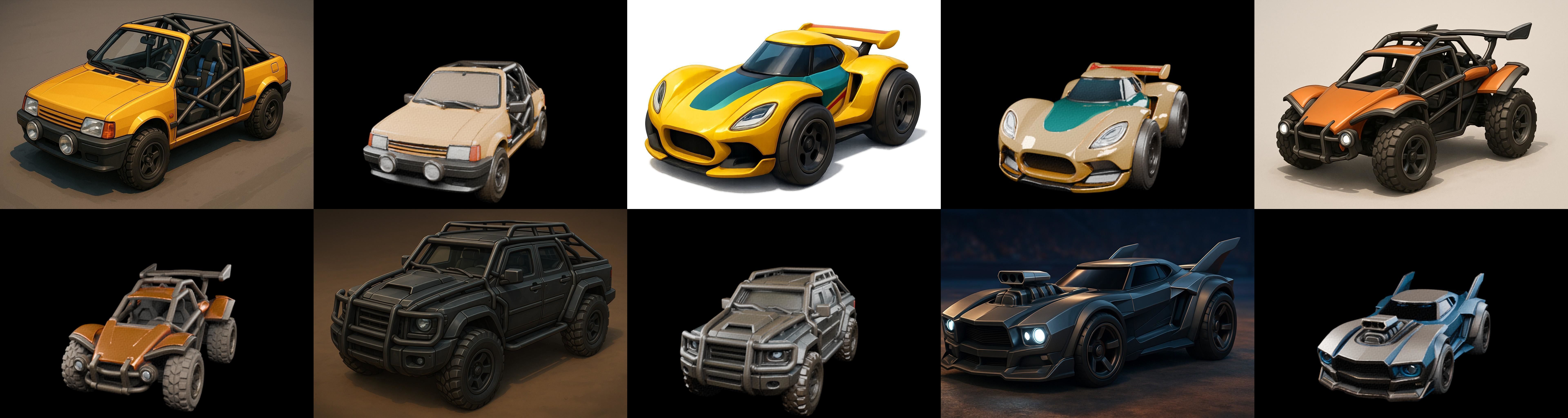 Gt one Car bundle 2 pack 100 glb 3D model_6