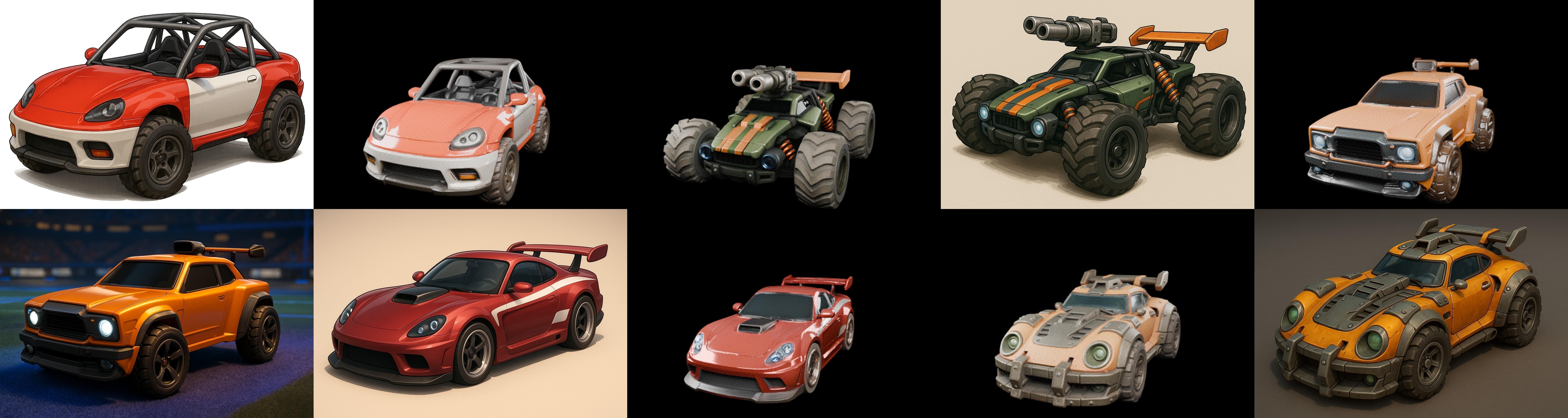Gt one Car bundle 2 pack 100 glb 3D model_19