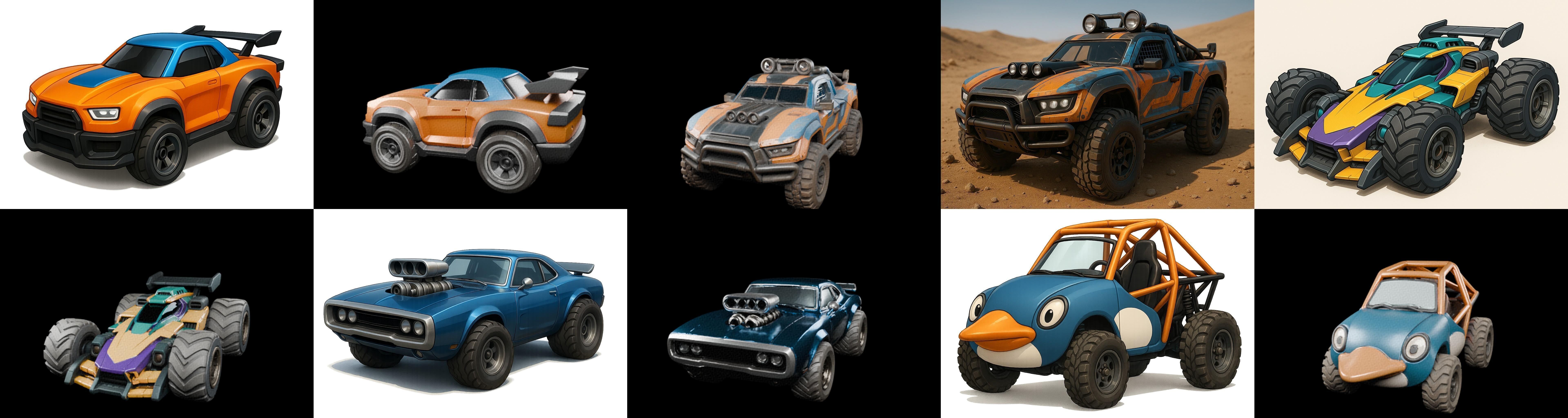 Gt one Car bundle 13 pack 100 glb 3D model_10