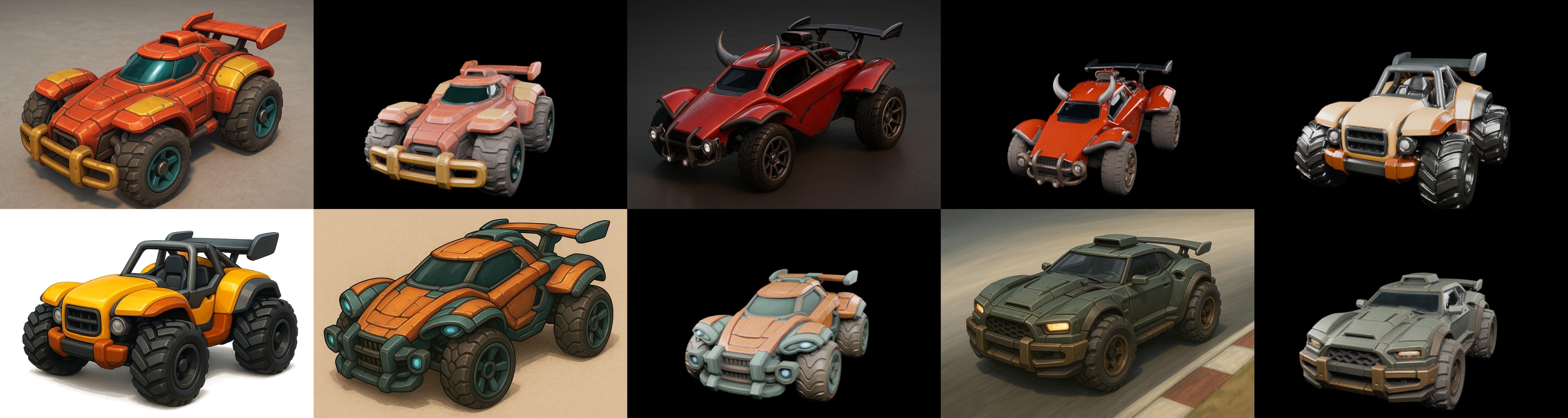 Gt one Car bundle 13 pack 100 glb 3D model_8