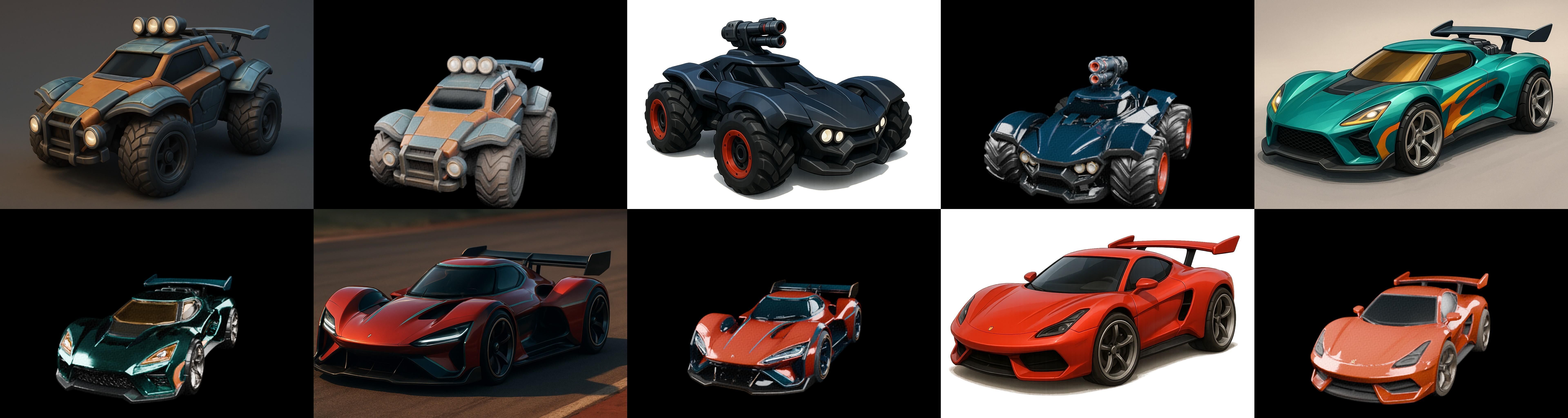 Gt one Car bundle 13 pack 100 glb 3D model_7