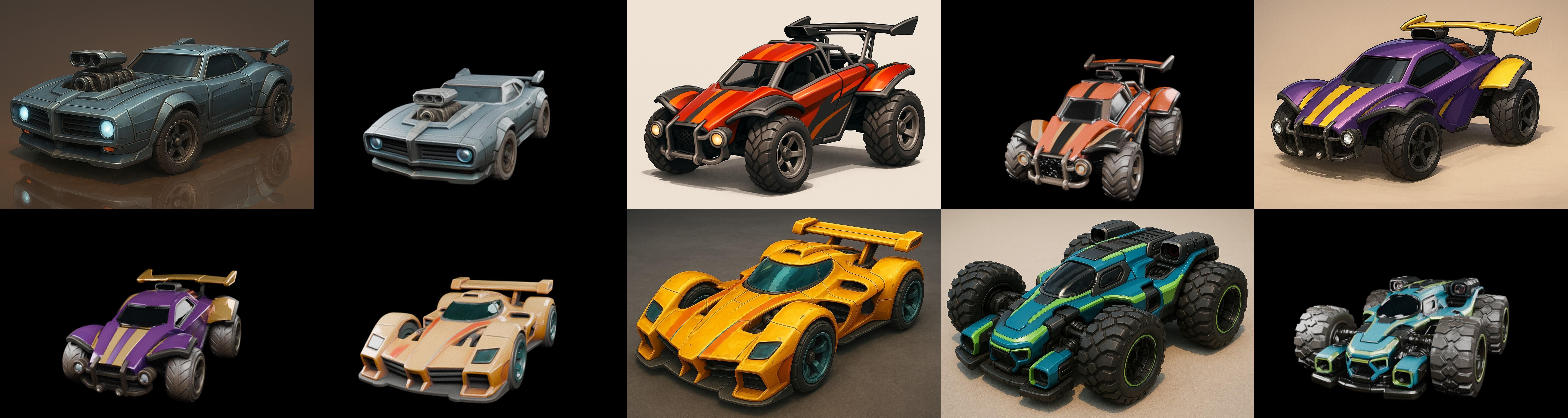 Gt one Car bundle 13 pack 100 glb 3D model_12