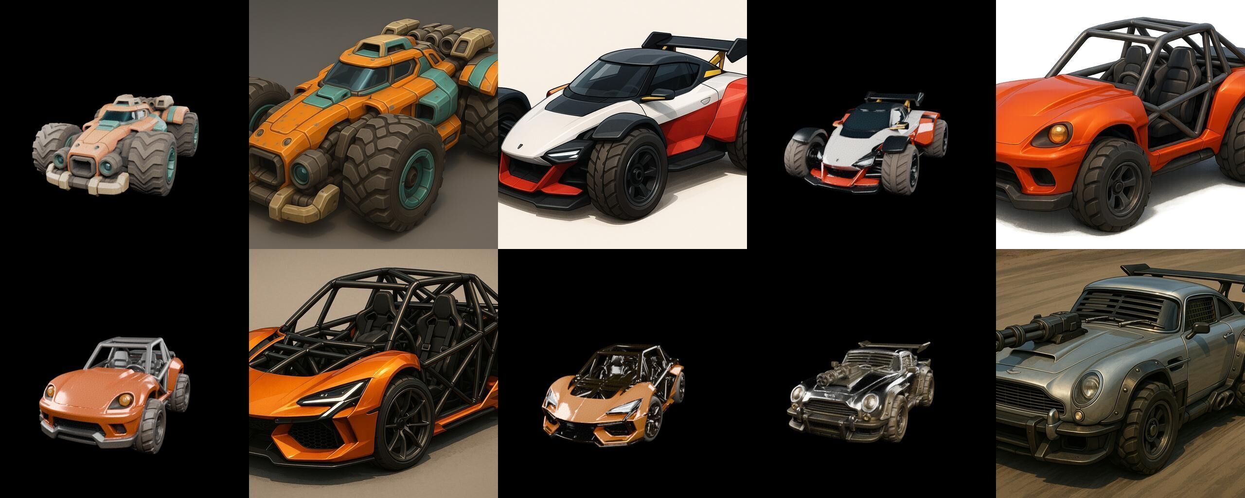 Gt one Car bundle 13 pack 100 glb 3D model_16