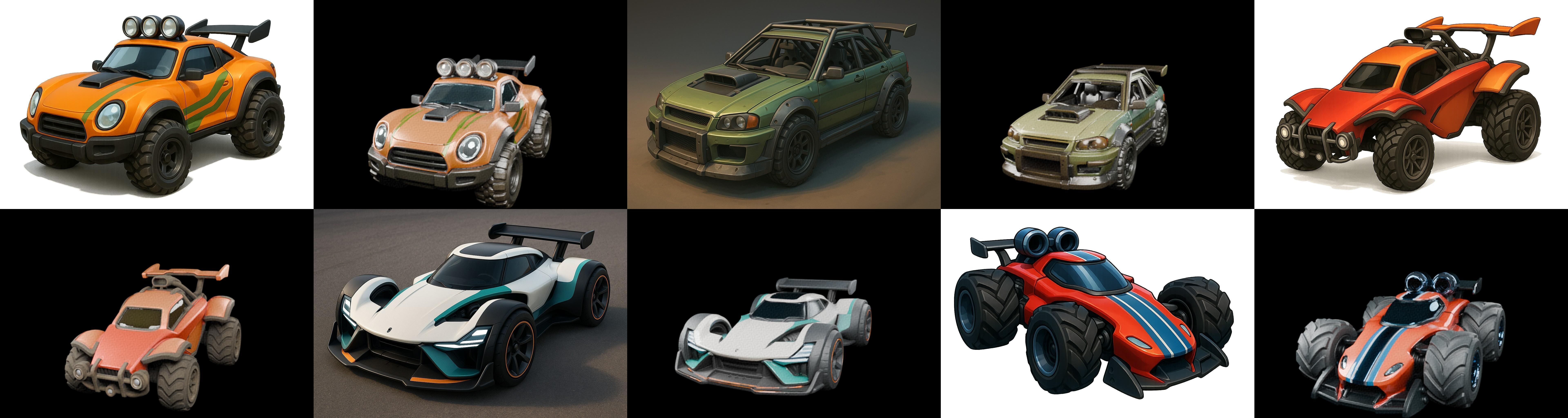 Gt one Car bundle 13 pack 100 glb 3D model_15