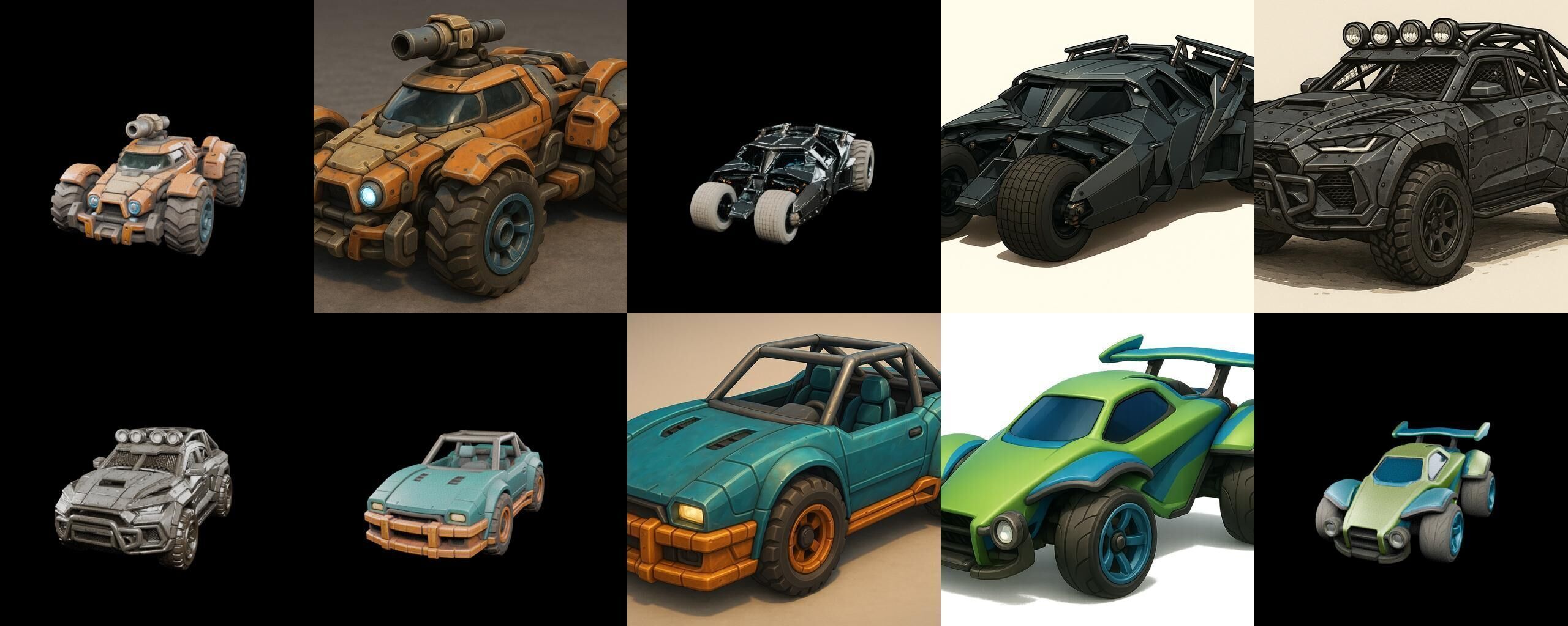 Gt one Car bundle 13 pack 100 glb 3D model_6