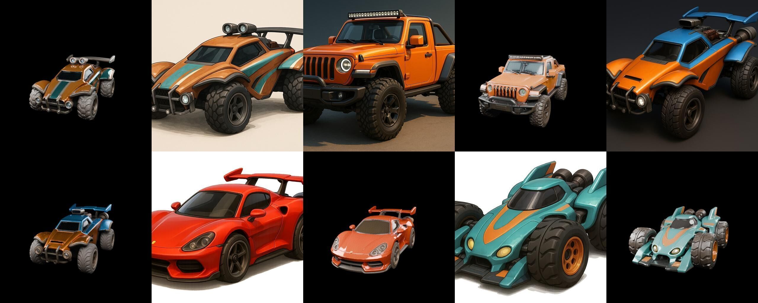 Gt one Car bundle 13 pack 100 glb 3D model_18