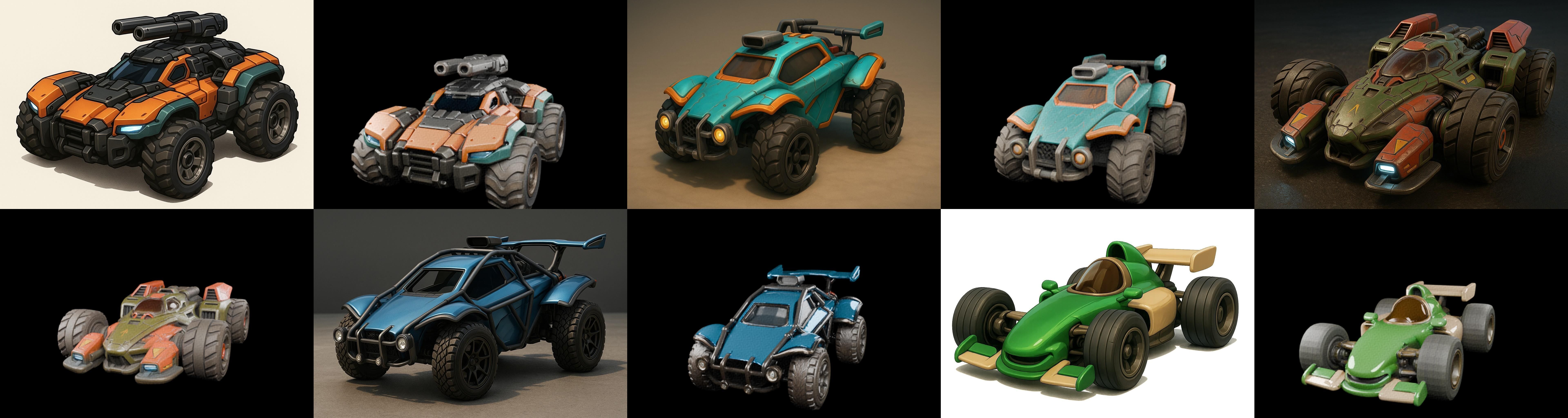 Gt one Car bundle 13 pack 100 glb 3D model_9