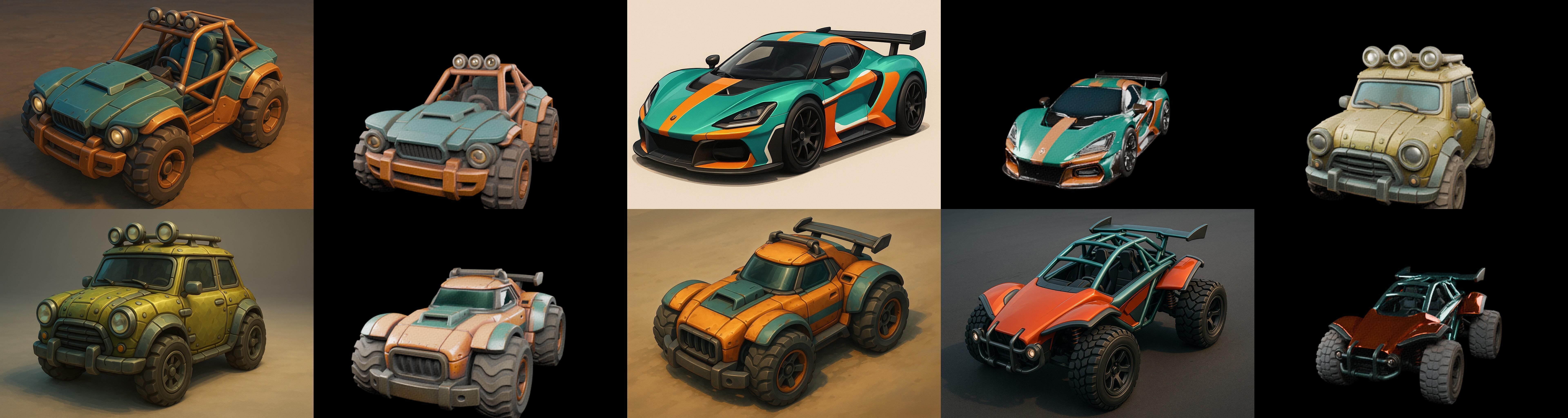 Gt one Car bundle 13 pack 100 glb 3D model_14