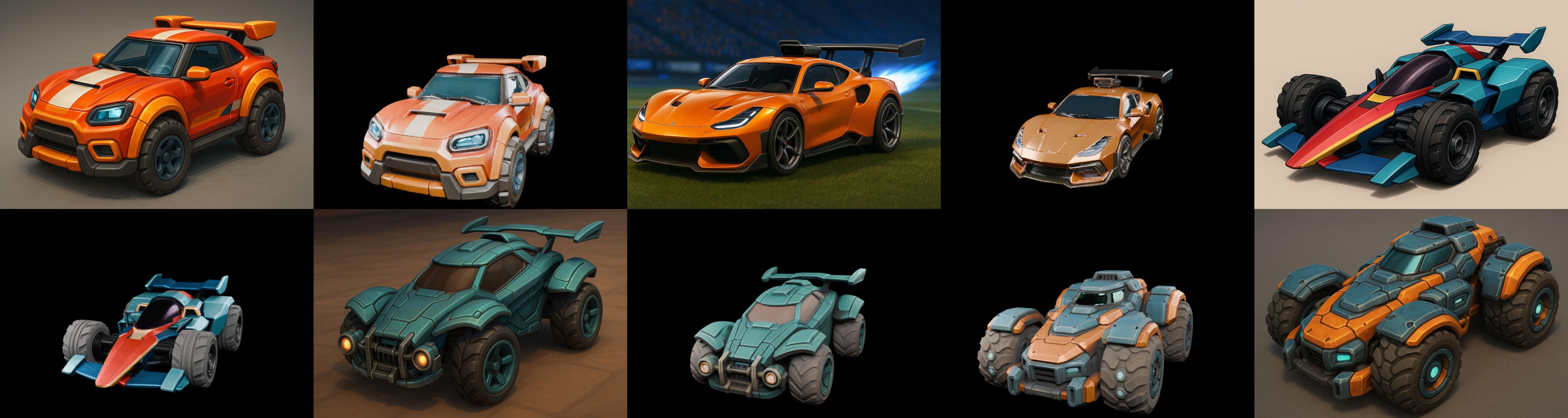 Gt one Car bundle 13 pack 100 glb 3D model_5