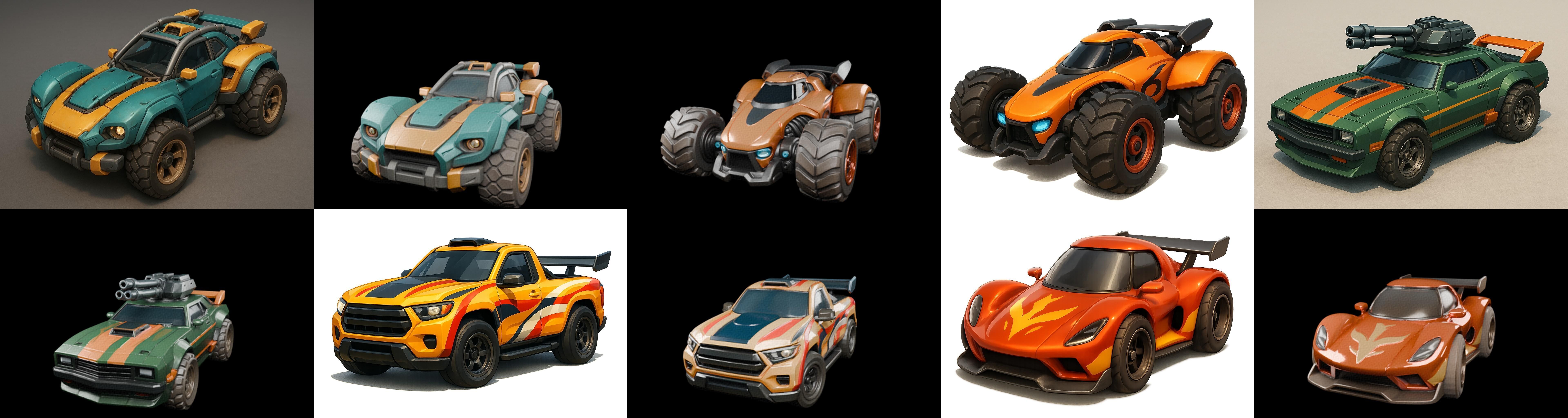 Gt one Car bundle 13 pack 100 glb 3D model_13