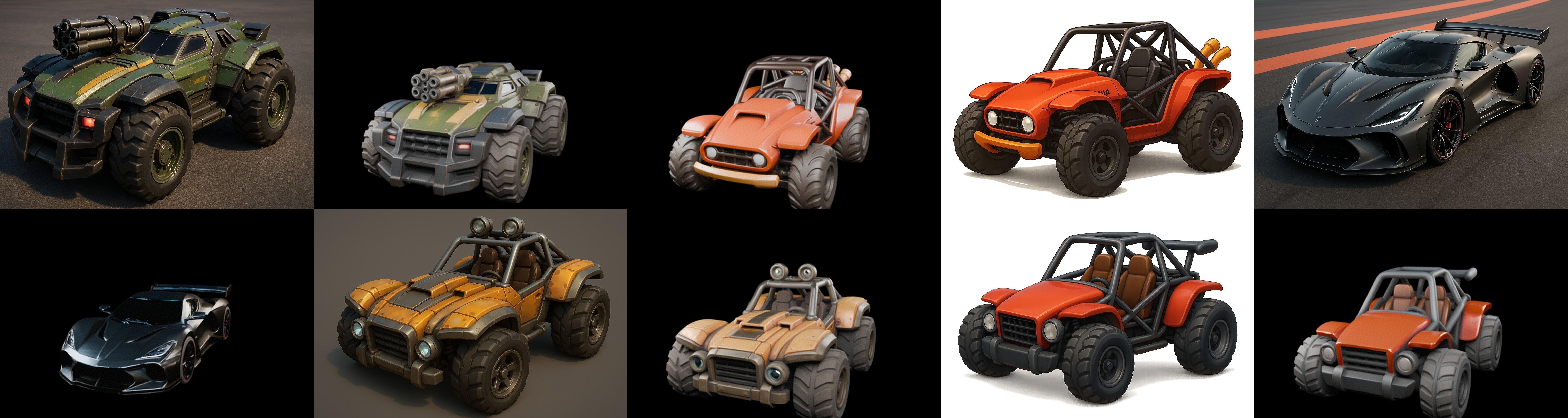 Gt one Car bundle 13 pack 100 glb 3D model_17