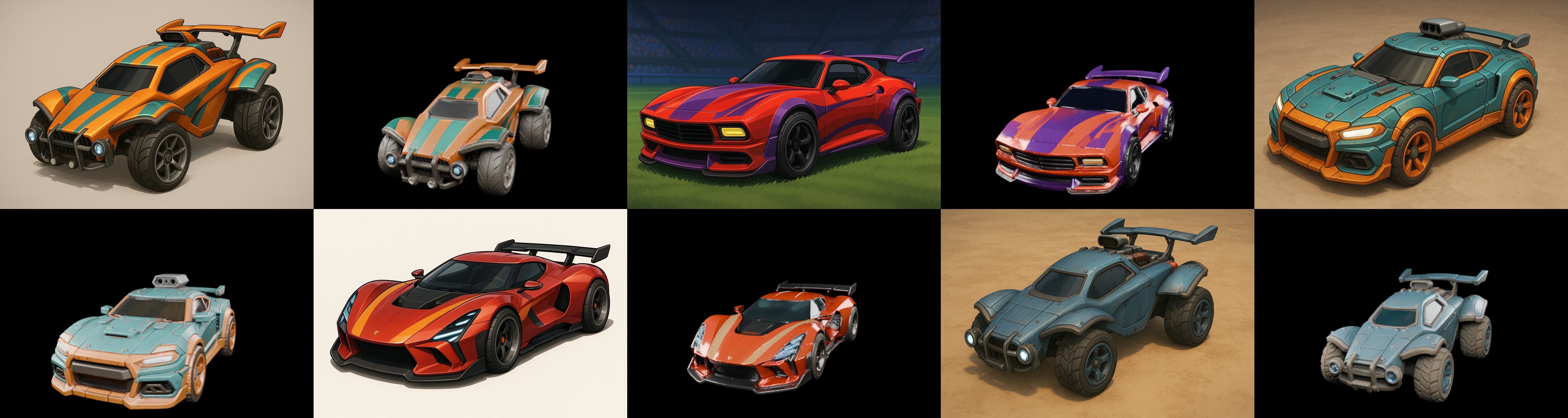 Gt one Car bundle 12 pack 100 glb 3D model_19