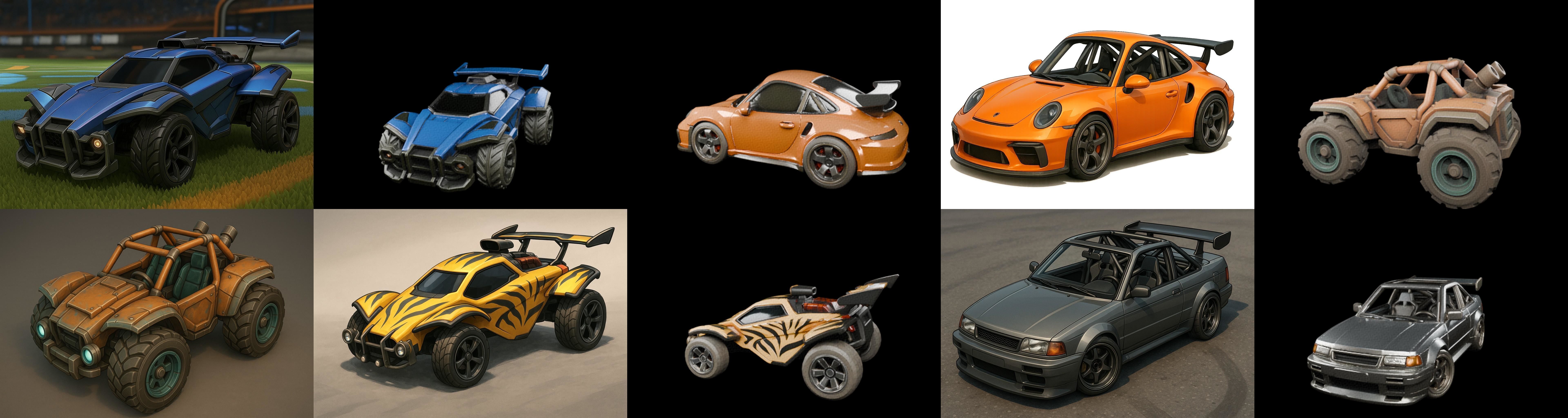 Gt one Car bundle 12 pack 100 glb 3D model_16