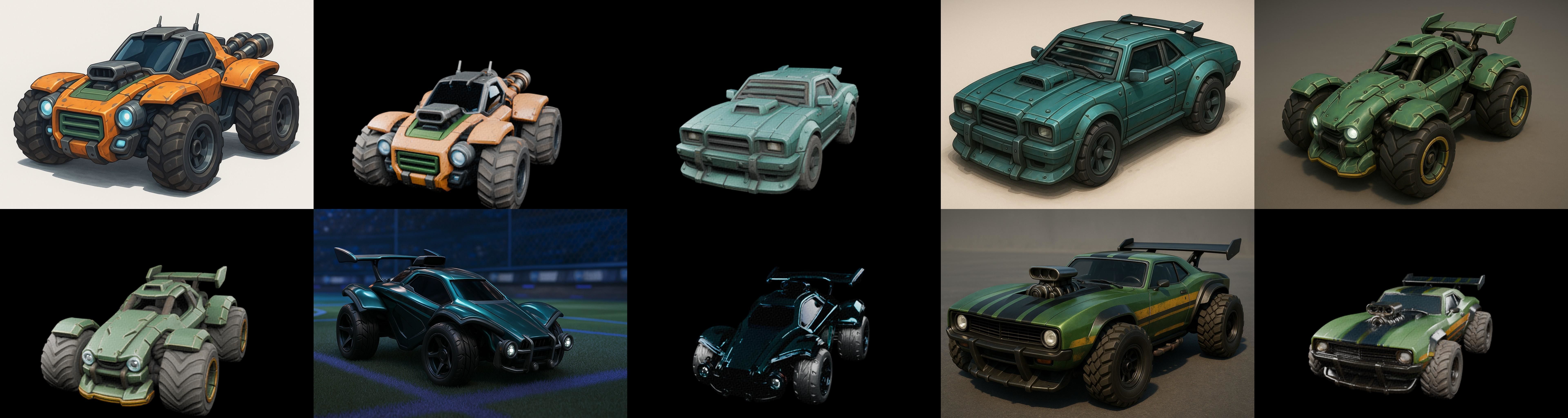 Gt one Car bundle 12 pack 100 glb 3D model_15