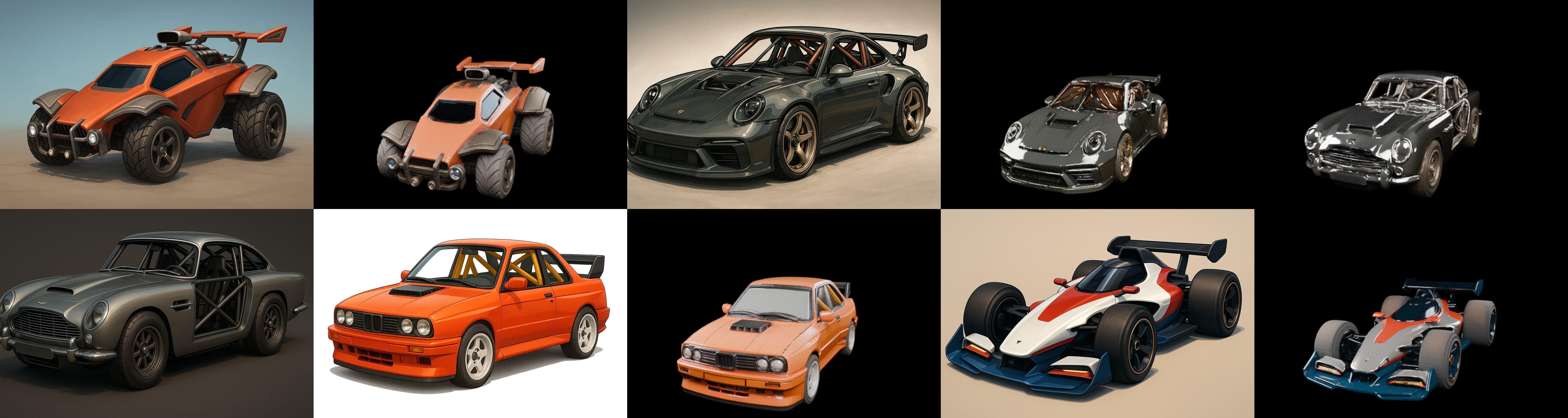 Gt one Car bundle 12 pack 100 glb 3D model_18