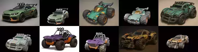 Gt one Car bundle 12 pack 100 glb