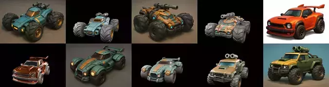 Gt one Car bundle 11 pack 100 glb