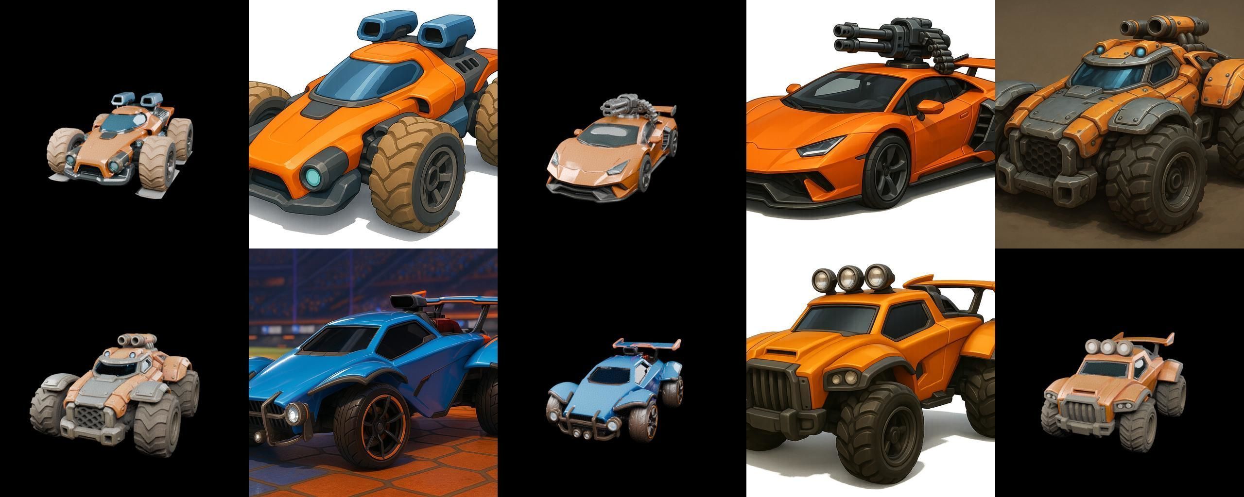 Gt one Car bundle 1 pack 100 glb 3D model_17