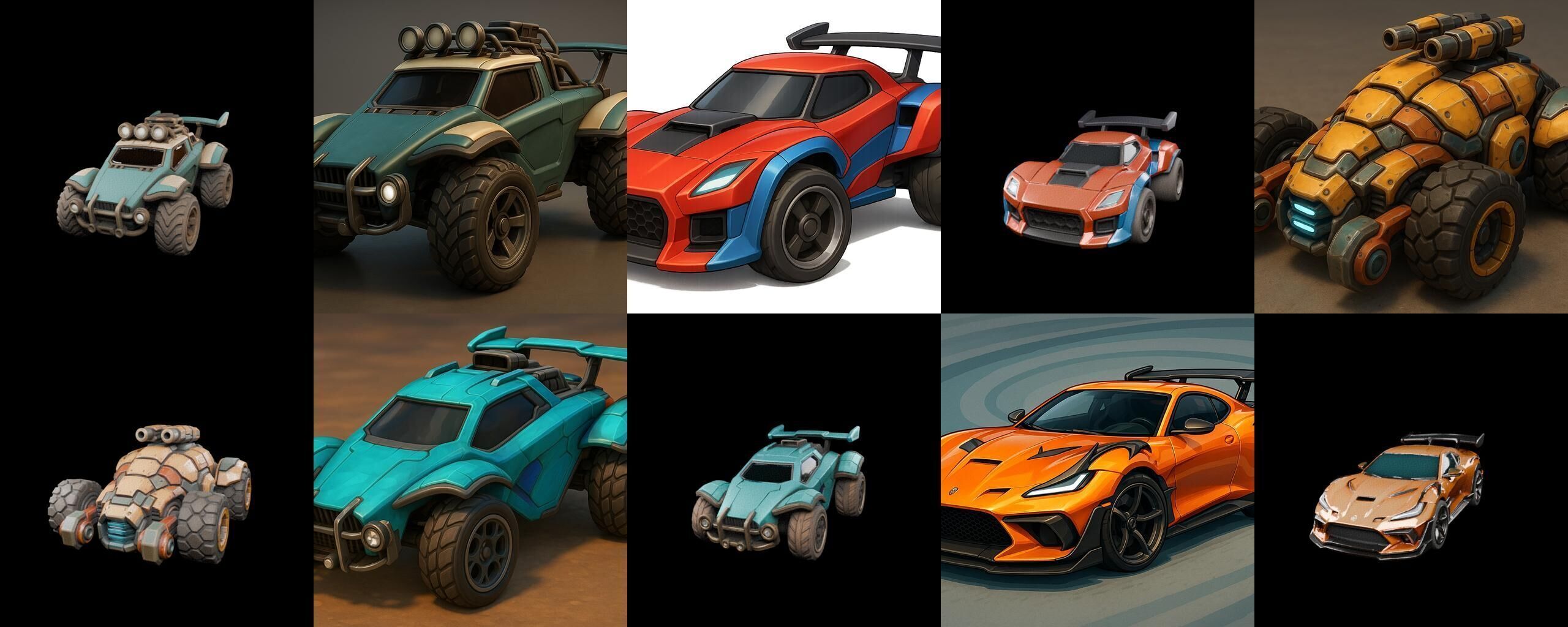 Gt one Car bundle 1 pack 100 glb 3D model_18