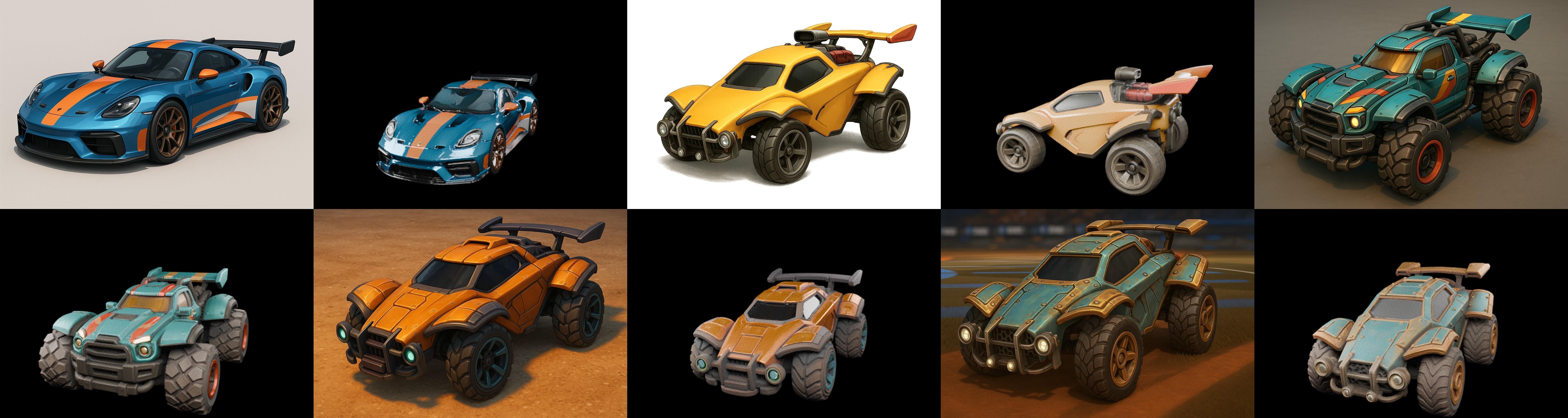 Gt one Car bundle 1 pack 100 glb 3D model_10