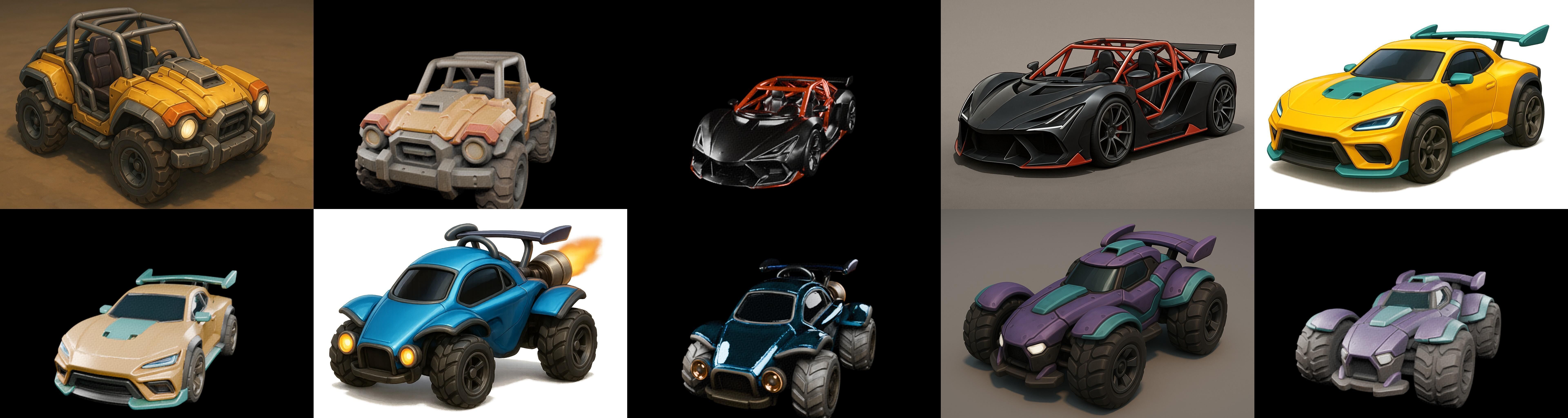 Gt one Car bundle 1 pack 100 glb 3D model_19