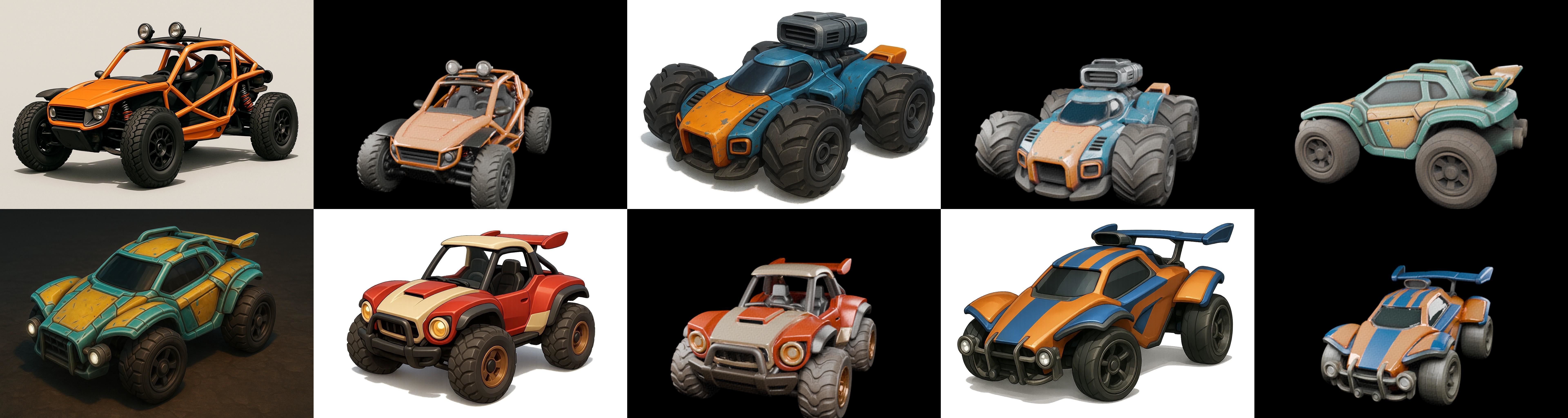 Gt one Car bundle 1 pack 100 glb 3D model_16