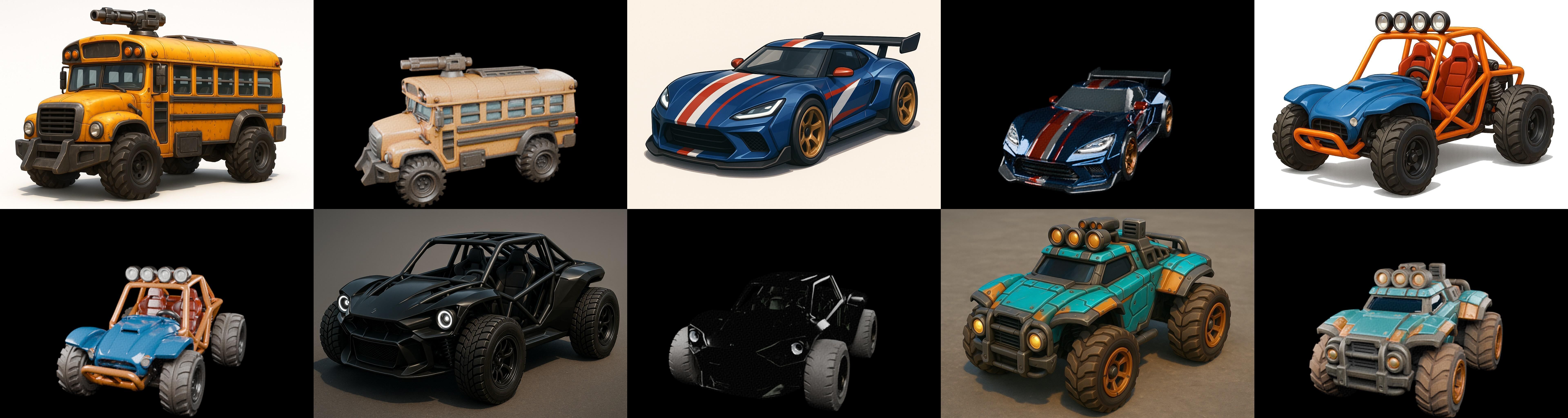 Gt one Car bundle 1 pack 100 glb 3D model_14