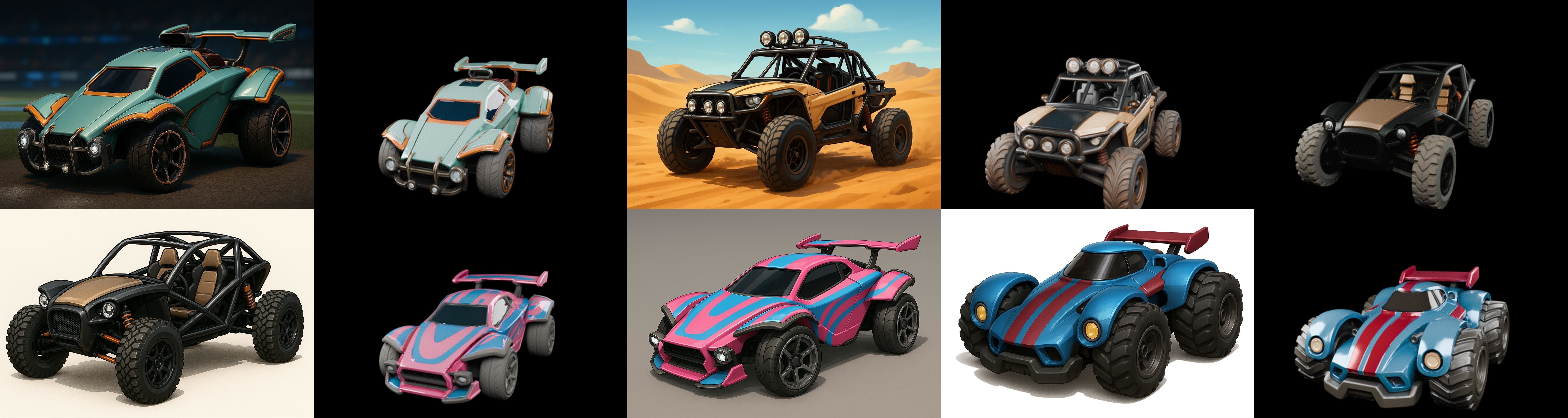 Gt one Car bundle 1 pack 100 glb 3D model_15