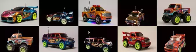 Controled Car bundle 8 pack 100 glb