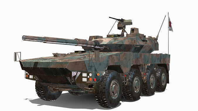 TYPE 16 MCV 8X8 Low-poly 3D model