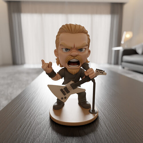 James Hetfield chibi 3D print model