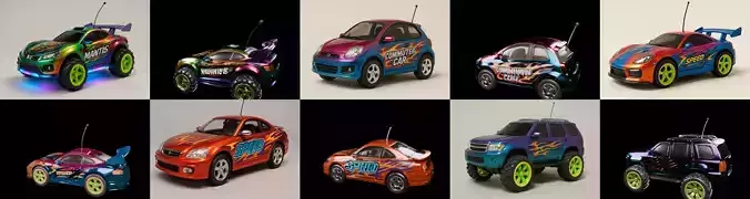 Controled Car bundle 5 pack 100 glb