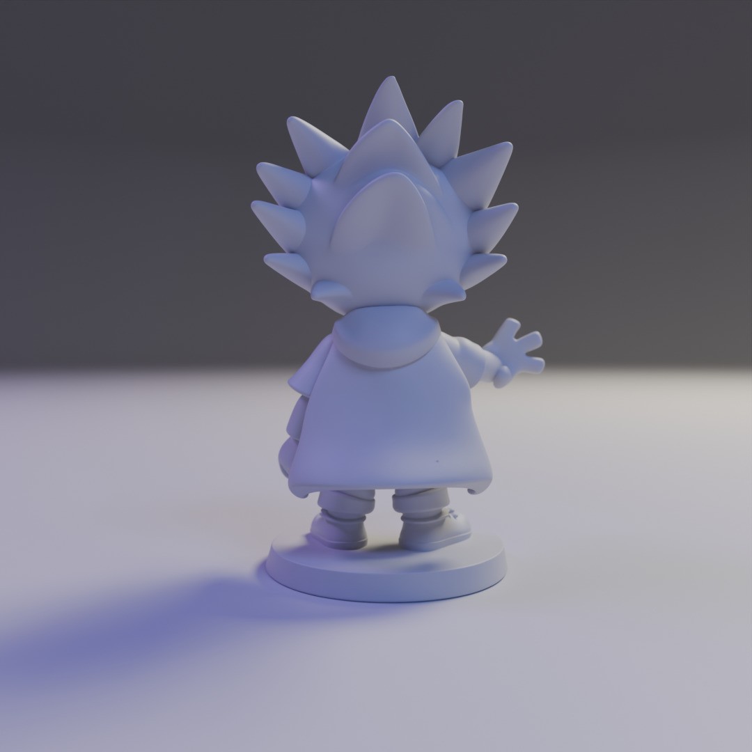 Fumikage Tokoyami Chibi 3D print model_6