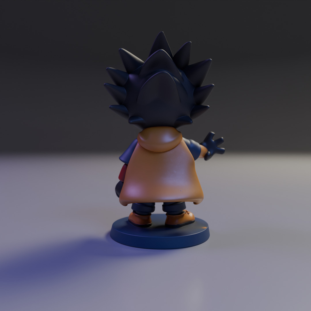 Fumikage Tokoyami Chibi 3D print model_5