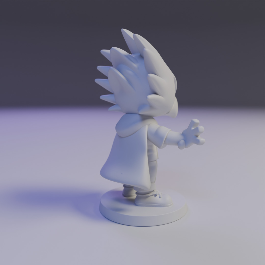 Fumikage Tokoyami Chibi 3D print model_14