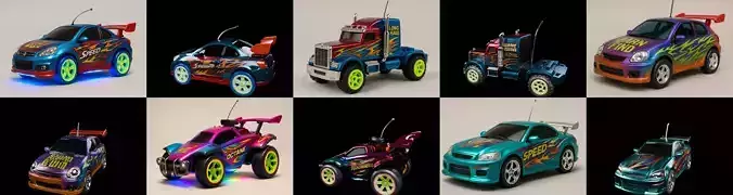 Controled Car bundle 12 pack 100 glb