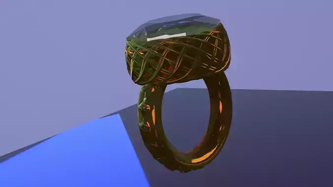 Gold and Diamond Ring