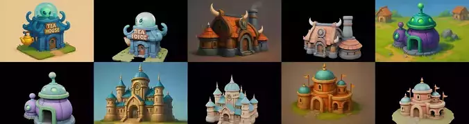 Basement Barrack House str bundle 9 pack 100 glb