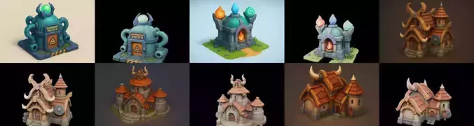 Basement Barrack House str bundle 8 pack 100 glb