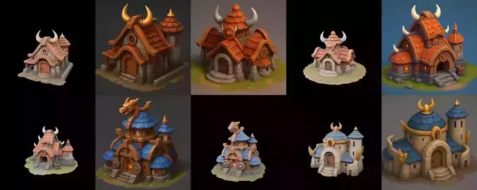 Basement Barrack House str bundle 7 pack 100 glb