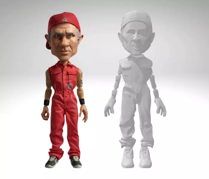 Articulated Figure - Red Hot Chili Peppers - Chad Smith 3D print model_0