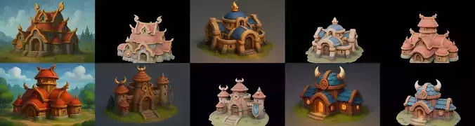 Basement Barrack House str bundle 4 pack 100 glb