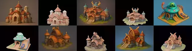 Basement Barrack House str bundle 3 pack 100 glb