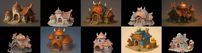 Basement Barrack House str bundle 19 pack 100 glb