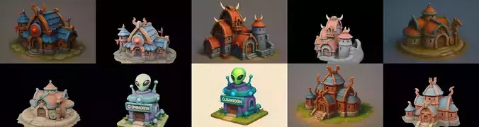 Basement Barrack House str bundle 15 pack 100 glb